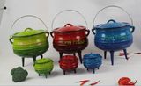Ef Cookware Enamle Cast Iron 3 Legs Potjie