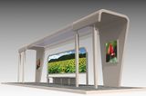 Jiangsu Baiyao International Scutcheon Technology Co., Ltd Bus Stop Shelter for Advertising