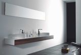 Linhai Tona Sanitary Ware Co., Ltd. Beautiful MDF Bathroom Cabinet with Two Countertop Basin (O-2250)