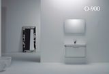 Linhai Tona Sanitary Ware Co., Ltd. Stylish High Gloss White MDF Bathroom Cabinet Vanity (O-900)