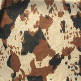 Haining Haiyu Warp Knitting Co., Ltd. Printed Cow Pattern Warp Knitting Velboa Fabric Used for Toys/Sofa (DMR001)