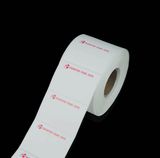 Custom Size Blank White 58X40 60X80 57X30 50X25 Thermal Shipping Label Barcode Label Roll Supermarket Label