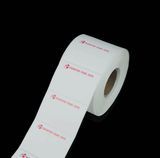 Custom Size Blank White 58X40 60X80 57X30 50X25 Thermal Shipping Label Barcode Label Roll Supermarket Label