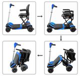 Yuanheng Electronic Techology Co., Ltd Creativity Comfortable 4 Wheel Electric Lithium Battery Folding Lightweight Luggie Mobility Scooter Yh-001