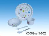 Xian Feng Melamine Tableware Co., Ltd. Melamine 5pcs Children Dinner Set