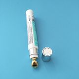 Luxury OEM Lip Gloss Plastic Tubes for Cosmetic Usage with Slanted Heasd, Dia 19mm Empty Cream Tube for Cosmetics Packaging