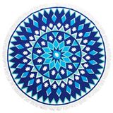 Gaoyang County Anxin Towel Factory Wholesale Microfiber Beach Towel Round Beach Towel Lowest Price