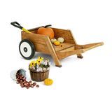Home Outdoor Play Sand Solid Wheel Toys Children Wooden Kids Wheelbarrow