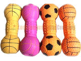 Latex Dumbbell Toys for Pet