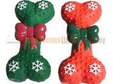 Latex Toys Christmas Bone for Pet