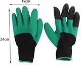 Hot Selling Latex Dipped Gardening Working Gloves with One Glove Four ABS Claws