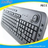Wired Multimedia Keyboard, Mini Slim Computer USB Keyboard From Meizhou Doking Electronic Technology Co., Ltd.