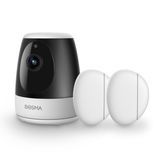 Indoor Smart Home Camera with Two Door Sensors Home Camera Security System