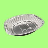 Oval Extended Food Grade Aluminum Foil Chicken Baking Tray Oven Safe Uncoated Bakery