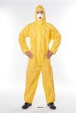 Type 3/4/5/6 Disposable Nonwoven PP+PE Coverall Protective Coverall