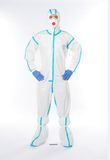 Type 4/5/6 Nonwoven Microporous Film Laminated Coverall Personal Protective Coverall
