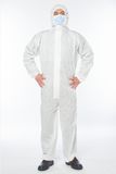 Disposable Type 5/6 Nonwoven SMS Coverall Personal Protective Coverall