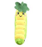 China Factory Cute Green Carterpillars Insects Soft Stuffed Plush Toy Doll