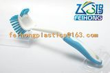 Plastic Dish Brush with Two Side Pet Fiber Kitchen Cleaning Tool Chinese Manufacturer Supplier