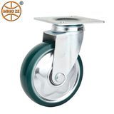 Wholesale Industrial PU Caster with Swivel Bracket in Guangdong