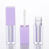 4.5 Ml Purple Top Lip Gloss Container Lip Gloss Light Purple Lipgloss Tubes