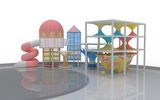 Playground Equipment with Unique Rope Netting Customized Design