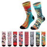 Unisex 3D Printing Socks Fashion Casual Cotton Socks