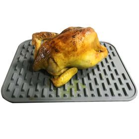 Multipurpose Deep Ridges Silicone Baking Mat and Dish Drying Mat