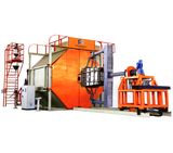 Rotational Molding Machine with Two Arms, Plastic Thermoforming Machine