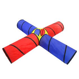 Heute Portable kids play tent tunnel crawling outdoor Tunnel Kids Play Tube Baby Tent Crawling Children Play 4 sides