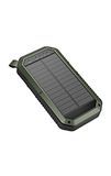 Outdoor Portable Waterproof Solar Power Bank with 21PCS Camping Lights 8000mAh