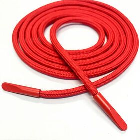 Gacent Factory Wholesale Polyester Drawcords and Shoelaces Custom Logo Silicone Dipping Tips Hoodie Drawstring Pants Rope