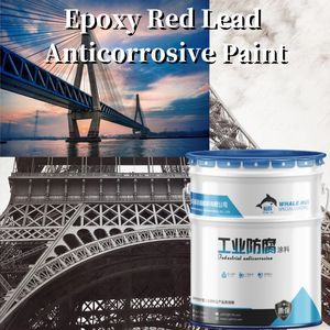 Manufacturer Epoxy Red Lead Anticorrosive Paint Bridge Tower Resistant to Moisture, Heat and Water