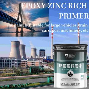 Source Manufacturers Epoxy Zinc-Rich Primer Large Vehicle Train Car Port Machinery Water and Oil Resistant Paint