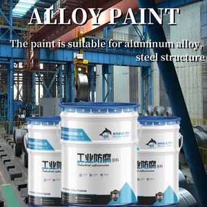 Manufacturer′s Alloy Paint Strong Adhesion Corrosion Resistance Industrial Paint Steel Structure Aluminum Alloy
