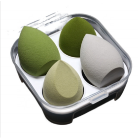 Yally Makeup Sponge Set 4pcs Beauty Sponges Face Makeup Puff Blender Cosmetic Puffs Latex Free Esponja De MaquillajePopular