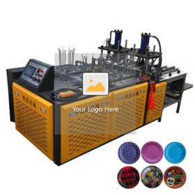 machine to make disposable paper plate,high speed paper plate cup making machine