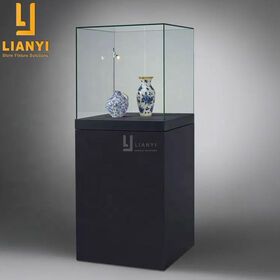 Newly Developed All-glass Display Cases for Museums and Exhibitions Factory Supplier Museum Showcases