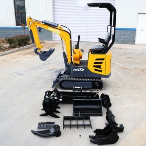 CE Euro5 China Mini Hydraulic Excavator Small Mini Digger 1000 Kg 1 Ton Multifunction Boom Side Swing, Crawler Stretch Excavator for Sale