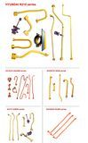 Excavator Parts: Hydraulic Cylinder Oil Pipes, Suitable for E336 349, Inlet Pipe Return Pipe for Digger Arm Boom Bucket Stick Distribution Valves Steel Pipe