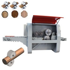 Automatic Log Cutting Mutiple Blade Rip Sawmill Machine for Cutting Wood Board