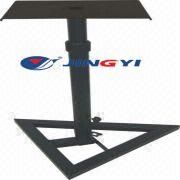 speaker stand
material:iron 
surface treatment:paiting/plating 
height range:70 to 120cm
weight c