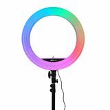 Label Products Afi 16-Inch LED RGB Ring Light Support Manual Touch Control with Remote Control