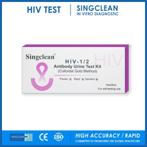 Singclean Wholesale CE Approved HIV Virus Rapid Std Diagnostic Urine Test Kit for Acquired Immunodeficiency Syndrome