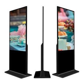 Floor Standing 43 49 55 65 inch Vertical LCD Billboard Kiosk Touch Screen Advertising Player Indoor Videos Advertising Screen