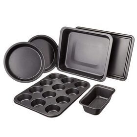 6-Piece Nonstick Coating Carbon Steel  Baking Sheet Cake/muffin/loaf/pan Oven Bakeware Set