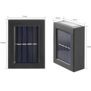 Solar Garden Powered Wall Lights Garden Fences Wall Night Outside Decorations Fence Lights