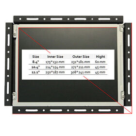 Industrial CRT CGA EGA RGB MDA to VGA LCD Mazak Monitor for Old CNC CRT Monitor Replacement