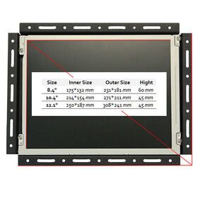 Industrial CRT CGA EGA RGB MDA to VGA LCD Mazak Monitor for Old CNC CRT Monitor Replacement