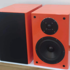 Vofull Passive Hifi Bookshelf Speaker, two way, piano coating